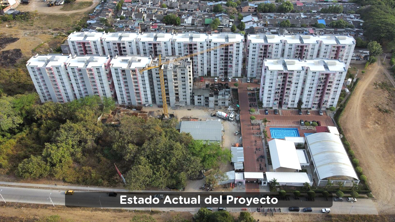 Panoramica proyecto Balcones de los Hayuelos de Constructora Rodríguez Bríñez
